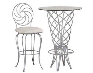 Serra Design 30 inch Spiral Swivel Bistro Bar Set