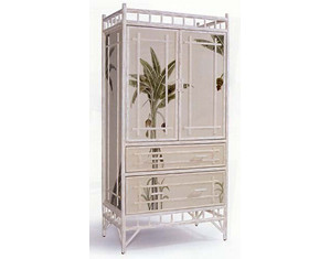 Bauer International Royal Palm Banana Leaf Armoire - Fast FREE FedEx Shipping!