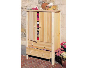 Rustic Natural Cedar Furniture Armoire - FREE Inside Delivery!