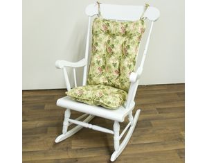 Standard Rocking Chair Cushion - Trixie Floral - Apple/Sage