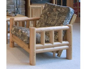 August Lotz Woods and Water Collection Lodge Futon Chair