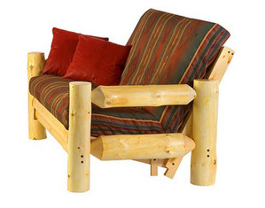 August Lotz Woods and Water Collection Rocky Mountain Futon Chair