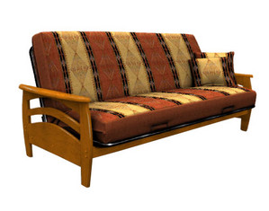 Elite Montego Full Futon - Fast FREE FedEx Shipping!