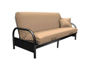 Elite Round Arm Metal Futon - Fast FedEx Shipping! Futon