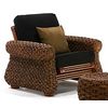Night & Day Furniture Rattan Floral Iris Futon Chair