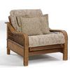 Night  Rattan Floral Orchid Futon Chair