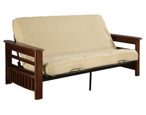 Serta Athens Medium Oak Futon
