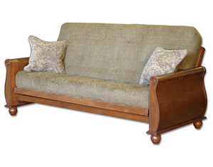Simmons Bordeaux Full Futon - FREE Futon Mattress!