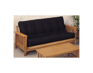 Coaster Company Oak Mission Futon With Extra Wide Arms