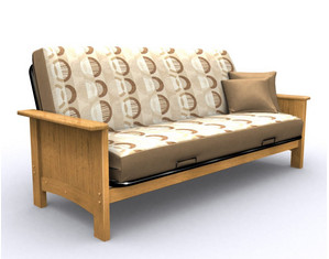 Elite Cottage Grove Full Futon - Fast FREE FedEx Shipping!