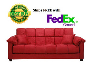 Handy Living Monterey Convert-a-Couch - Fast FREE FedEx Shipping!