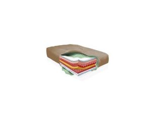 Elite Platinum Visco Luxe 10000 Jr Twin Ottoman