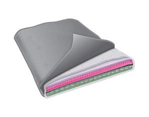 Elite Visco Memory Coil 9000 Jr. Twin Ottoman Mattress - Fast FREE FedEx Shipping!