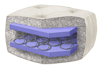 Wolf Coil Support Futon Mattress - Fast FREE FedEx Shipping! image