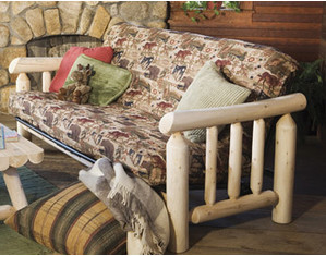 Rustic Natural Cedar Furniture Futon Cover