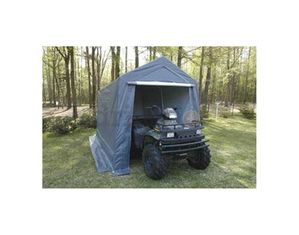 King Canopy 7x12 ft. Enclosed Storage Shelter Canopy