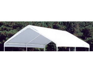 King Canopy 12 x 20 ft White Drawstring Cover for 20 ft Models