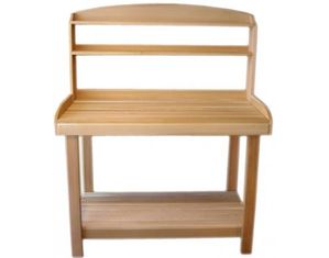 All Things Cedar Western Red Cedar Potting Bench - Fast FREE FedEx Shipping!