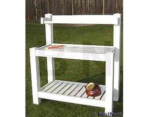Dura-Trel Hillcrest Potting Bench - Fast FREE FedEx Shipping!