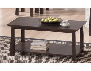 Baxton Studio Havana Brown Wood Modern Coffee Table