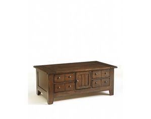Broyhill Attic Rustic Oak Apothecary Cocktail Table