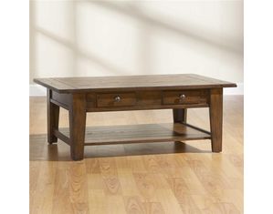 Broyhill Attic Rustic Oak Rectangular Cocktail Table