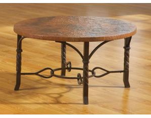 Broyhill Copper Creek Round Cocktail Table