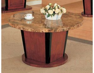 Union Square Round Marble Top Coffee Table - FREE Inside Delivery!