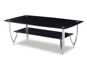 Global Furniture The Black Glass Coffee Table