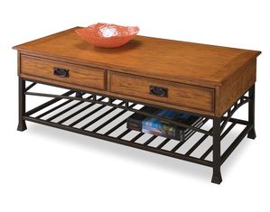 Home Styles Furniture Modern Craftsman Distressed Oak Coffee Table