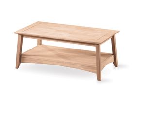 International Concepts Unfinished Bombay Tall Coffee Table