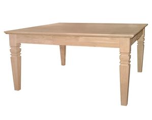 International Concepts Unfinished Java Square Coffee Table