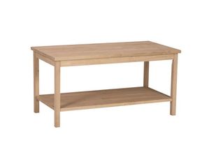 International Concepts Unfinished Portman Coffee Table