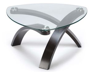 Magnussen Allure Wood Pie Shaped Cocktail Table