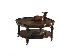 Magnussen Ferndale Round Wood Round Cocktail Table