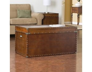 SEI Steamer Trunk Cocktail Table