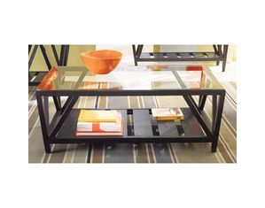 Sitcom Furniture Devon Glass Top Coffee Table