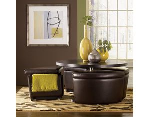 Sitcom Furniture Sedona Coffee Table with Ottomans Coffee Table