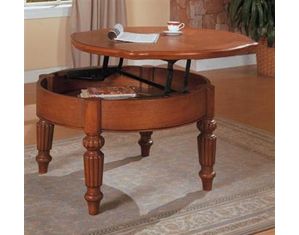 Sunrise Home Furnishings Alexandria Cocktail Table with Storage (Oak)