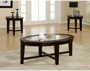 Union Square The Kim Collection End Table and Coffee Table 3 Piece Set
