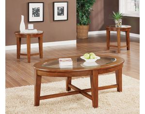 Union Square The Luwam Collection End Table and Coffee Table 3 Piece Set
