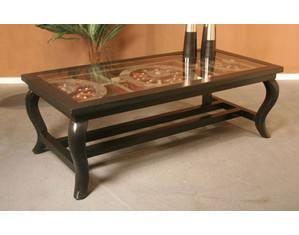 Compass Home Furnishings Noir Dynasty Cocktail Table