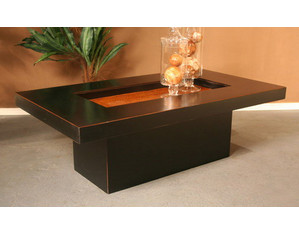 Compass Home Furnishings Noir Vista Cocktail Table