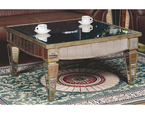 Fairfax Home Furnishings Isabella Glass Coffee Table