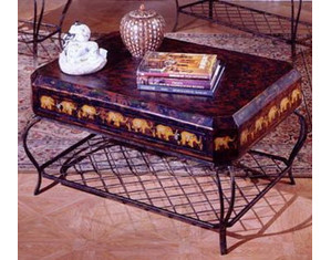 Fairfax Home Furnishings Elephant Border Coffee Table