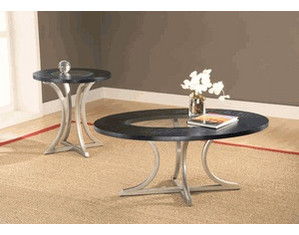 Hillsdale Furniture Roma Three Piece Occasional Table Set (2 End Tables, 1 Coffee Table)