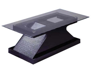 Midwest Tropical Aqua Fall Coffee Table Fountain
