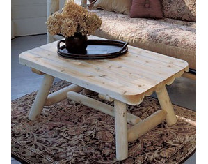Rustic Cedar Rectangular Coffee Table