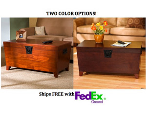 SEI Pyramid Trunk Cocktail Table
