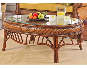 South Sea Rattan 4600 Abigail Oval Coffee Table